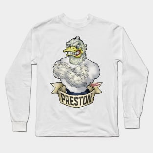 Preston North End Duck Mascot Long Sleeve T-Shirt